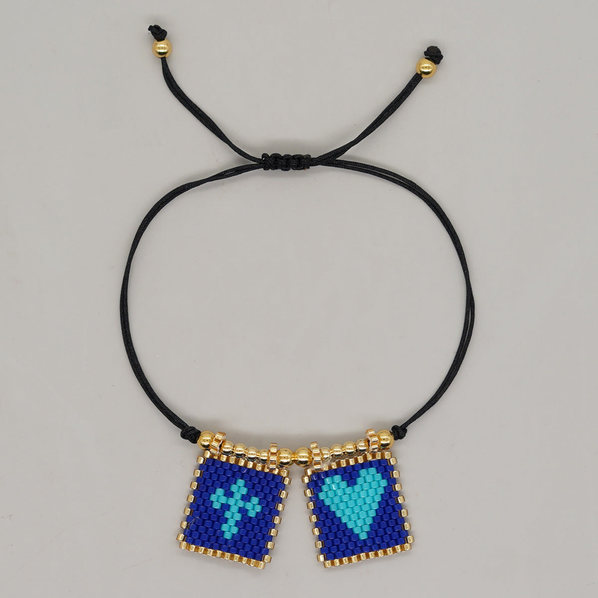 Brazalete de vidrio bohemio vintage al por mayor